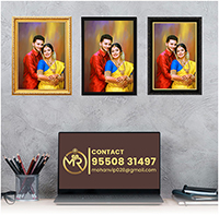 Custom wedding photo frames in Visakhapatnam by MR Kreations